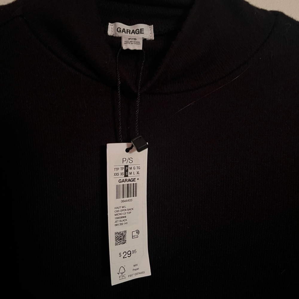 Open-Back Mock Neck - Picture 2 of 6